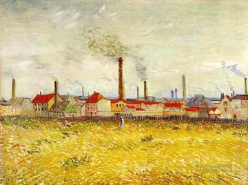 Fábricas de Asnieres vistas desde el Quai de Clichy Vincent van Gogh Pinturas al óleo